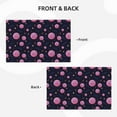 thumbnail image 4 of Placemats Set of 4 / 6, Pink Planets And Stars Placemats for Dining Table Indoor/Outdoors Heat Resistant Washable Placemats 18" x 12", 4 of 8