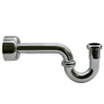 thumbnail image 3 of Westbrass CO400-8-05 1-1/2" Brass Bathroom Sink P-Trap with 8" Slip Joint Extension Tube, Polished Nickel, 3 of 10