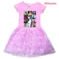 thumbnail image 4 of Taylor Swift Niñas Vestido De Verano De Algodón De Dibujos Animados Lindo Impresión De Manga Corta Tul Dobladillo Los Niños, 4 of 4