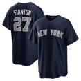 thumbnail image 1 of Baseball Jersey Yankees #99 Judge 2# Jeter 45# 27# Copy Player Name Jersey -WEVALLEY, 1 of 2