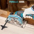 thumbnail image 2 of SeeSii Cordless Mini Circular Saw, 4-1/ 2" Electric Compact Circular Saw with 4.0Ah Battery, 5380RPM, 4 Saw Blades, Rip Guide, Max Cutting Depth 1-11/ 16"(90°), 1-1/ 8"(45°), 2 of 9