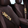 thumbnail image 3 of Chririnla Floral Butterfly Print Car Seat Belt Pads Comfortable Seat Belt Shoulder Pad Skin-Friendly Breathable Compatible with Sedan Auto, 3 of 8