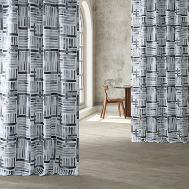 Hashtag Basic Black Room Darkening Curtain (1 Panel), Hashtag Basic Black, 50W X 108L