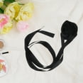 thumbnail image 5 of Unique Bargains 1Pc Choker Necklace Delicate Satin Rose Tie Wrap Around Wrist Bracelet Black, 5 of 6