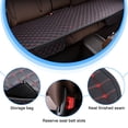 thumbnail image 6 of Universal Car Seat Covers Non-Slip Seat Cushion Auto Rear Back Seat Protector Mat with Pocket Black, 6 of 8