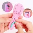 thumbnail image 3 of 2 Pcs Recourbe-Cils Portable en Plastique Mini Cils Professionnels Recharge de Coussinets en Caoutchouc pour Cils Prosessionnels Outil de Curling, Vert A, 3 of 8