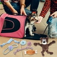 thumbnail image 2 of 7 Pieces Puppy Chew Toys, Soothe Gums Promote Clean Teeth,Squeaky Rope Dog Toys Set, 2 of 6