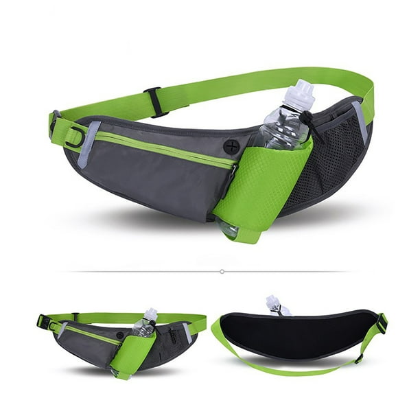 SuoKom Ceinture de Course avec Porte-Bouteille d'Eau Sac de Sport Sac de Taille pour Hommes et Femmes Ceinture de Sport avec Fermeture Éclair pour Course Randonnée Escalade