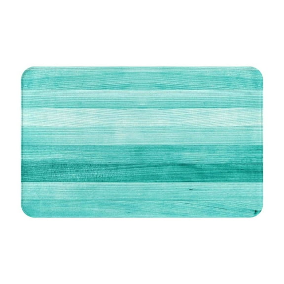 Bathroom Rugs Non Slip Washable - Teal Turquoise Kitchen Mats for Floor, Area Rugs for Entryway Rugs Indoor, Laundry Bathroom Room Door Rug with Rubber Backing 20x31.5in