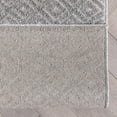 thumbnail image 3 of Well Woven Custom Size Runner - Choose Your Length - Piano Grey Blue Tribal Diamond Geometric 31 Inches Wide x 16 Feet Long Runner (31" x 16' Runner) Rug, 3 of 5
