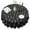 Black Dancing Skeleton, variant on Black Colorful Skull Mushroom Pattern Round Tablecloth 60"x60",Wrinkle Wipeable Table Cloth for Kitchen Dining Room Picnic Patio Party