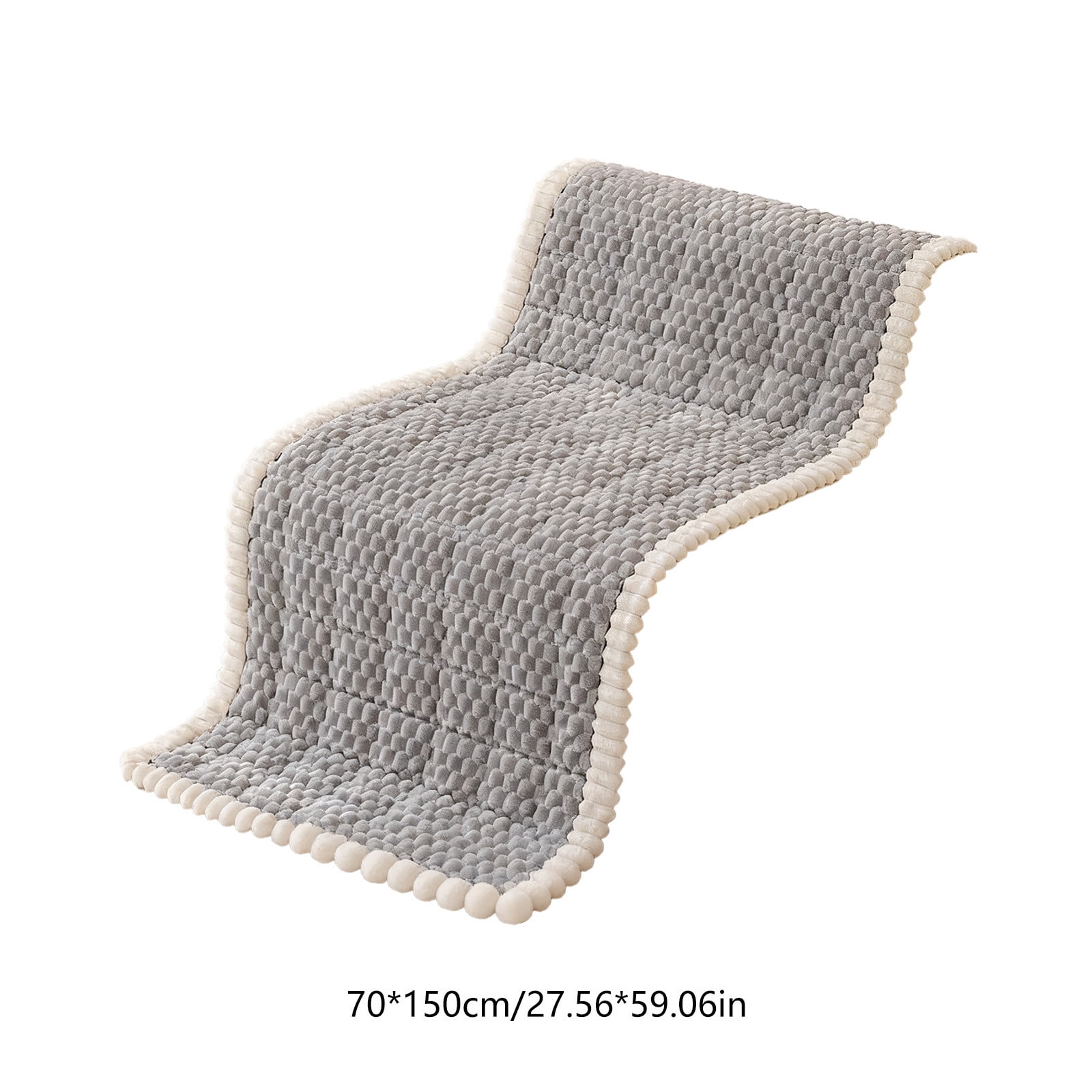 Couch Cover for Dogs Washable, Non Slip Pet Couch Covers Sofa Slipcovers Cushion Mat, Fuzzy Couch Cover, Pet Friendly Furniture Protector, Non Slip Sofa Cover (27.5"x59.1", Gray)