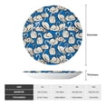 thumbnail image 2 of Kdxio Swan Birds Bone China Decorative Plate Ceramic Decorative Plate for Home Office Wall Stand Decorative Plates for Home Bedroom-7in, 2 of 6