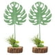 thumbnail image 1 of 2 piezas de planta artificial Monstera Deliciosa, palmera tropical de imitación, planta de queso suizo falso, árbol artificial en maceta para decoración del hogar, oficina y sala de estar, 1 of 8