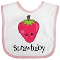 thumbnail image 3 of Inktastic Cute Strawberry Strawbaby Boys or Girls Baby Bib, 3 of 4