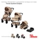 thumbnail image 1 of Carriola de Viaje para Bebe Plegable Ligera con Portabebe-Beige, 1 of 8