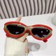 thumbnail image 4 of Gafas de sol de ojo de gato para mujer, montura ovalada gruesa, accesorios, gafas de sol, estilo retro, 4 of 4