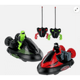 thumbnail image 2 of Click n' Play Set of 2 Stunt Remote Control RC Battle Kids Bumper Cars with Drivers, 2 of 10