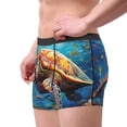 thumbnail image 2 of Hirioo Colorful Underwater Sea Turtle for Men's Boxer Briefs Men Cotton Underwear Boxer Briefs Panties-XX-Large, 2 of 5