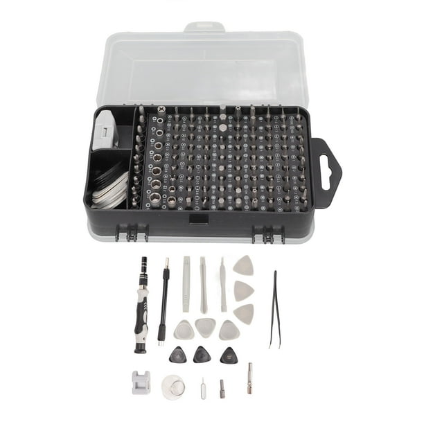 Juego de destornilladores 135 en 1, juego de destornilladores flexibles y precisos para gafas de ordenador, PC, portátil, teléfono móvil