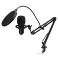 PULUZ Condenser Microphone USB Sound Card Kits for Game Live with