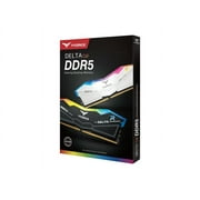 Team T-Force Delta RGB 32GB (2 x 16GB) 288-Pin PC RAM DDR5 6000 (PC5 48000) Desktop Memory Model FF3D532G6000HC38JDC01