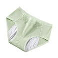 thumbnail image 2 of Puntoco Bragas para mujer, ropa interior fisiológica de cintura alta para mujer, pantalones sanitarios a prueba de fugas con bolsillo para mujer, pantalones transpirables, 2 of 5