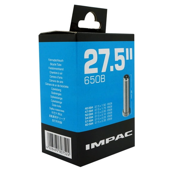 Impac AV27.5 27.5" x 1.5/2.35" SV cycle bike inner tube