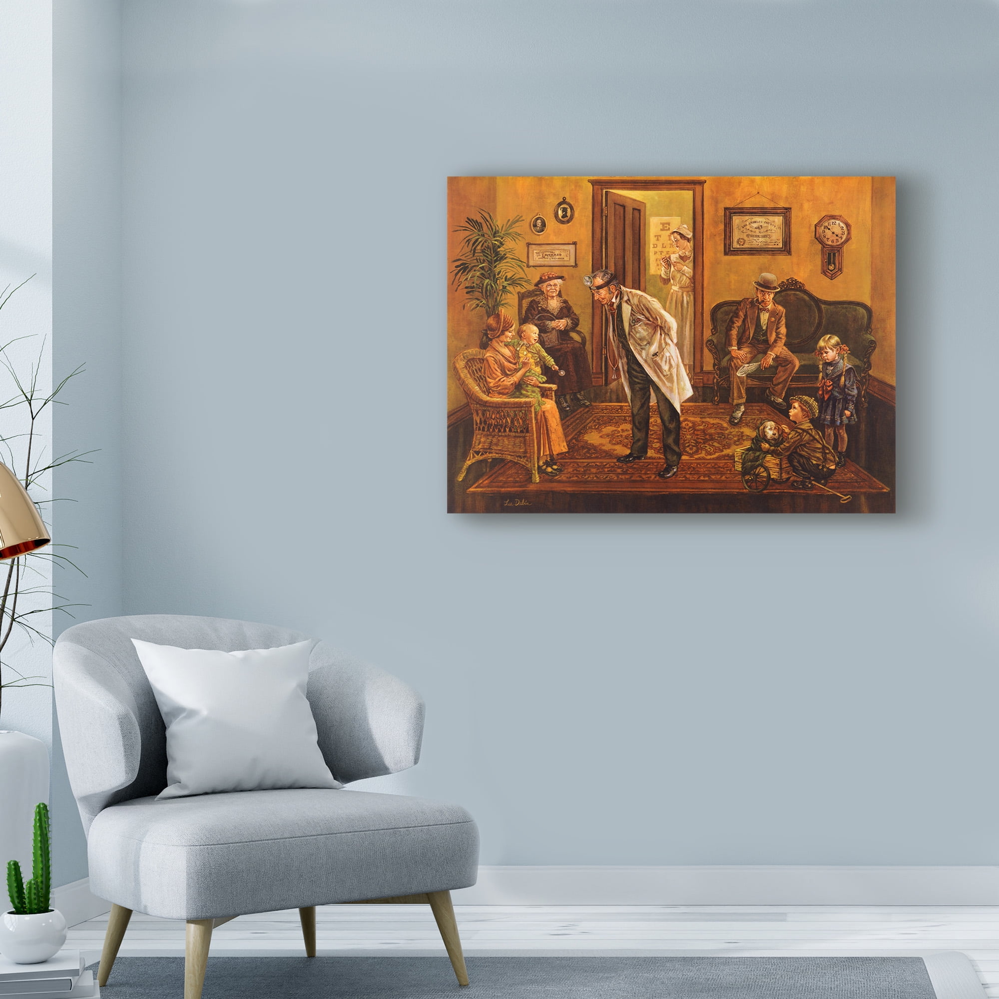 Trademark Fine Art 'Doctors Office' Canvas Art by Lee Dubin