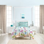Dream Factory Mermaid Dreams Twin 5 Piece Comforter Set, Bed-in-a-Bag, Poly, Microfiber, Light Blue, Female, Child