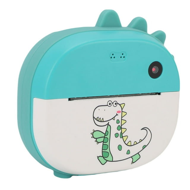 Cámara Digital De Impresión Instantánea, Pantalla De 2,0 Pulgadas, Zoom Múltiple De 800 MAh, Cámara De Impresión Instantánea De 48 MP, Linda Forma De Dinosaurio Para