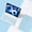 blue, variant on Floral Leather Smart Cover with Pencil Holder Auto Sleep Wake for iPad Air 13"/Pro 12.9" Color A