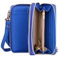 thumbnail image 4 of Julia Buxton Women's Pebble Vegan Leather Ultimate Organizer, Lagoon Blue, 4 of 4