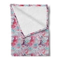 thumbnail image 2 of 1990s Soft Flannel Fleece Blanket, Abstract Marble Effect with Color Transitions Pastel Toned Illustration Psychedelic, Cozy Plush for Indoor and Outdoor Use, 70" x 90", Multicolor, by Ambesonne, 2 of 5