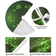 thumbnail image 2 of GZHJMY St. Patrick's Day Tree Skirt Home Decoration Large Round Lucky Clover Christmas Tree Skirt for Holiday Party Home Christmas Day Ornaments 36", 2 of 6