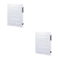 thumbnail image 2 of Vogacara Transparent Portable File Case Double-buckle with  Box  Handle Containers Type3 NO3, 2 of 6