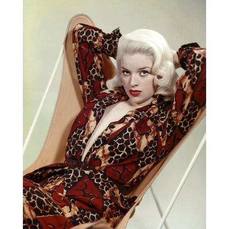 Diana Dors Blonde Bombshell Exotic Glamour Pose 24X36 Classic Hollywood Poster