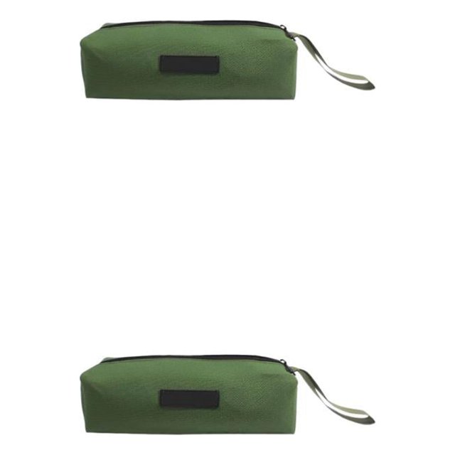 Kenally Bolsa de almacenamiento de herramientas de lona, repuesto portátil, amoladora a prueba de pinchazos, destornillador, alicates, Tipo 1 300x100x100MM 2Conjunto
