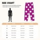 thumbnail image 3 of Fotbe Purlpe And White Polka Dot Pantalones de Pijama para Mujer, Pantalones de Dormir, Pantalones Pj con Cordón y Bolsillos-X-Large, 3 of 6