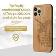 thumbnail image 2 of Case Yard Wooden Case Outside Soft TPU Silicone, Slim Fit Shockproof Wood Protective Phone Cover for Girls Boys Men and Women, Supports Wireless Charging Unicorn Design case for iPhone-11-Pro-Max, 2 of 7