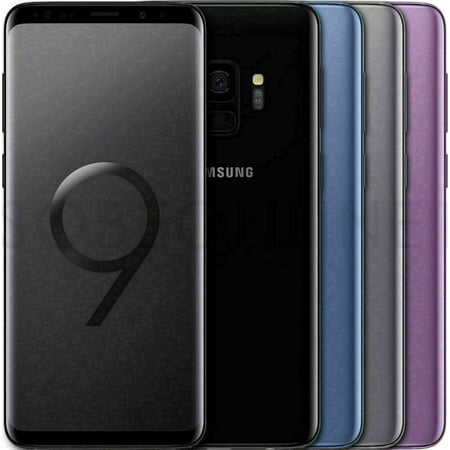Open Box Samsung Galaxy S9 Black Purple Blue Silver Gold - SM-G960U1, Factory Unlocked Cell Phones