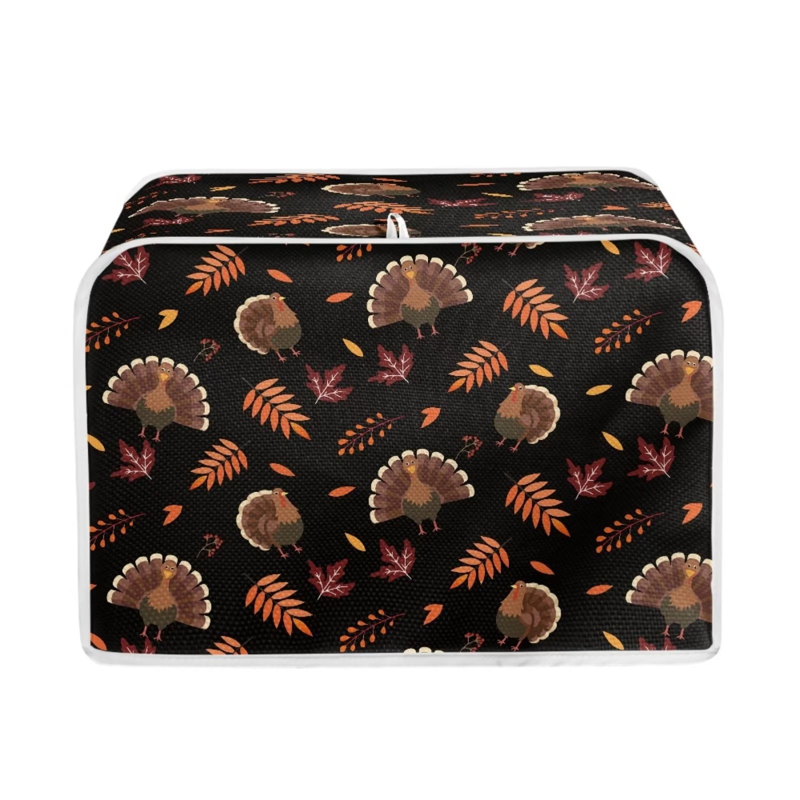 Suhoaziia Thanksgiving Toaster Cover 2Slice for Home,Easy to Clean
