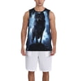 thumbnail image 6 of Rocae Night Scene of Wolves for Men's Basketball Jersey Lightweight and Breathable Athletic Tank Top,Quick-Drying Sports Jersey 4X-Large, 6 of 9