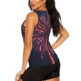 thumbnail image 3 of Lsque Fireworks3 Printed Workout Tank Tops for Women, Athletic Sports Tank Tops, Compression Sleeveless Dry Fit Shirts,Sleeveless Yoga Shirt-Medium, 3 of 9