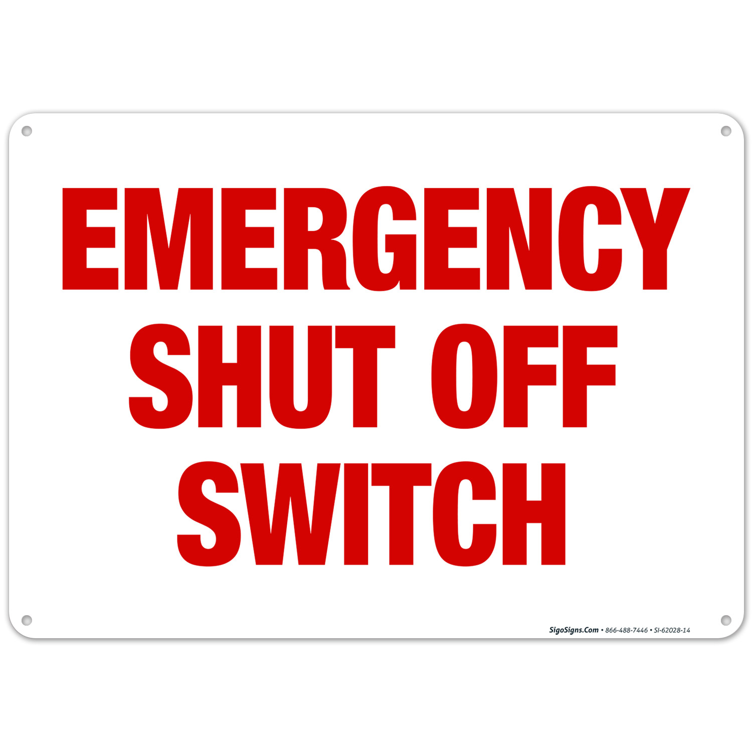 California Shut Off Switch Sign, Complies With State Of California Pool