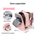 thumbnail image 5 of Mochila Para Laptop Viaje Con Gran Capacidad ROSA, 5 of 5