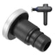 thumbnail image 4 of Cabezal de repuesto para masajeador ANGGREK cabezal plano de metal ligero acero inoxidable 18 mm, 4 of 8