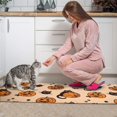 thumbnail image 3 of Halloween Cat and Pumpkin Pattern Kitchen Rugs Sets Of 2,Anti Fatigue Kitchen Mat Rugs Non Slip Washable,Decorative Kitchen Floor Mats for Kitchen,Sink,Laundry,17"x30"+17"x47", 3 of 7