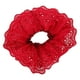 thumbnail image 1 of Coleteros rojos de doble capa con encaje, bandas elásticas para el pelo, coleteros para mujeres y niñas, coletas y recogidos con estilo, 1 of 7
