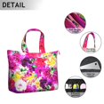 thumbnail image 3 of Flower Women's Large Weekend Travel Bag Moving Canvas Handbag Thick Double Layer Beach Weekend Travel Unisex Hospital Maternity Delivery with Toiletry Waterproof, 3 of 5